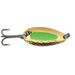 Blue Fox Pixee Spoon Size 1/4 oz Gold Plated Green Insert