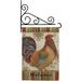 Barnyard Animals Welcome Rooster Garden Flag Set 13 X18.5 Double-Sided Decorative Vertical Flags House Decoration Small Banner Yard Gift