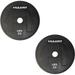 HulkFit Adjustable Rubber Coated Steel Dumbbell Weight Change Plates for Weightlifting and Strength Training (25lbs Pair)