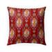 Wild Cat Red Outdoor Pillow by Kavka Designs