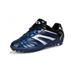 Woobling Adult Breathable Flat Soccer Cleats Jogging Soft Round Toe Sneakers Gym Comfort Mesh Trainers Dark Blue Broken Nail 2.5Y