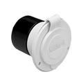 MARINCO 150BBIW MARINE ON BOARD CHARGER INLET 15A WHITE