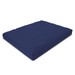 Bean Products Zabuton Meditation Cushion - Large Size - 32 x 26 x 3 - Yoga - 100% Organic Cotton - Organic Navy - Made In USA