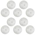 20 Pcs Air Flow Hollow Balls Plastic Training Balls for Indoor Outdoor Practice (White)