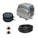 Half Off Ponds Pond Subsurface Aeration System with 2.1 Cubic Feet per Minute Air Pump Ponds to 5 000 Gallons 25 Weighted Tubing (2) 5 Diffusers (2) Ball Valve Manifolds and T - PAK-45K