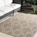 Artistic Weavers Alfresco Trellis Area Rug Camel/Cream 3 x 8