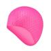 Silicone Rubber Swimming Cap 3D Ergonomic Design Ear Pockets for Adult Men Women Waterproof Swim Caps Hat Swimming Accessories