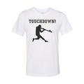 Touchdown Shirt Touchdown Baseball Funny Shirts Unisex Fit Baseball Shirt Touchdown Gift For Him Gag Gift Football Shirt Funny T White LARGE