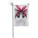 KDAGR Pink Cute Cat Watercolor Eyes Fun Hand Pretty Adorable Garden Flag Decorative Flag House Banner 12x18 inch