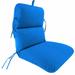 Jordan Manufacturing 22 x 45 in. Rectangular Outdoor Chair Cushion with Ties and Hanger Loop