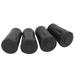 Fyydes Rubber Tips For Trekking Poles Hiking Poles Accessories 4pcs Trekking Pole Tips Rubber Replacement Tip Protectors For Hiking Poles With 12mm Hole Diameter