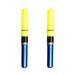 2pcs Luminous LED Light Stick Electronic Sea Fishing Rod Float Tube (Green)