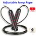 Jump Rope Tangle-Free Ball Bearing Speed Rope Cable Skipping Rope Adjustable Jumping Rope Workout with Memory Foam Handles