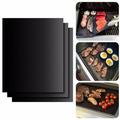 Final Clear Out! Grill mat Heavy Duty Non Stick Grill mats for Under Outdoor Grill BBQ mat Reusable Easy to Clean Black