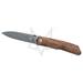 Fox Knives 525 Liner Lock FX-525 DB Pocket Knife Stainless Damasteel & Bocote Wood