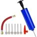 Ball Pump Ball Pump Air Pump Hand Pump For Basketball Football Volleyball Sports Ball Yoga Ball With 7 Needles 1 Nozzle And 1 Valve Adapter