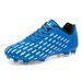 Men s Comfortable Athletic Soccer Cleats Natural Turf Outdoor Football Competition Light Weight with Soft touch Cleats Sneaker Shoes Bright Color for Men Blue 41