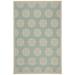 SAFAVIEH Indoor Outdoor BHS181K Beach House Aqua / Cream Rug