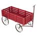 Shine Company 4944R Buckboards Garden wagons decorative planter Red