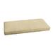 Sunbrella Textured Beige Indoor/ Outdoor Bench Cushion 37 to 48