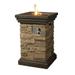 Northlight 29.25 Classic Stone Column Style Gas Fire Pit