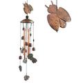 Ladybug Wind Chimes Brass Wind Chime Sympathy Wind Chimes Outdoor Gifts for Mom Gift Garden Outdoor Patio Decorations