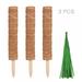 11.81/15.75/23.62 Totem Pole 3 Pcs Coir Moss Totem Pole Coir Moss Stick for Creepers Plant Support Extension Climbing Indoor Plants by DA BOOM