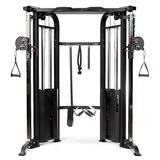 Titan Fitness Functional Trainer Double Stack 200 LB 2:1 Cable Pull Station Trainer