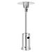 Patiojoy Outdoor 48000 BTU Standing Heater LP Propane Heater w/Wheels Silver