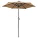 vidaXL Outdoor Umbrella Parasol Tilting System Patio Sunshade Shelter Aluminum