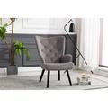 Hassch Accent Chair Living Room/Bed Room Modern Leisure Chair Silver Grey