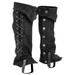 Medieval Pirate Boot Cover Steampunk Knight Case Faux Leather Boot Covers for Cosplay Black