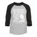 Shop4Ever Men s Dreamer Change The World Quote Harriet Tubman Raglan Baseball Shirt Small Heather Grey/Black