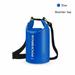 ROCKBROS 20 Dry Bag Backpack Waterproof Beach Bag with Carrying Straps Fishing Swimming Camping Blue