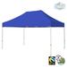 King Canopy TUFF TENT WHITE Frame 10X15 Instant Pop Up Tent with BLUE Cover