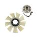 Fan Clutch and Fan Blade Kit 2 Piece - Compatible with 2003 - 2007 Ford F-250 Super Duty 6.0L V8 Diesel 2004 2005 2006