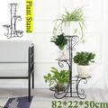 DENEST Metal Bicycle Tricycle Plant Stand Garden Planter Shelf Flower Holder Rack Decor