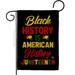 Ornament Collection 13 x 18.5 in. History American Juneteenth Double-Sided Vertical House Decoration Banner Garden Flag Black & Multi Color - Yard Gift