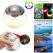 Solar Powered Color Changing Water Floating Light Solar LED Underwater Light Floating Ball Light for Garden Tree Pond Pool Fish Tank Decoration 2Pack
