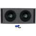 2) Power Acoustik BAMF-122 12 3500w DVC Car Subwoofers+Vented Sub Box Enclosure