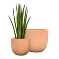 Olly & Rose Terracotta Plant Pots Set Large Ceramic Plant Pots Clay Indoor Planters