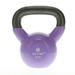 Body Sport Cast Iron Vinyl Coated Kettlebells 20 lb. Light Purple â€“ Kettlebell for Weight Lifting â€“ Strength Training