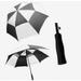 NEW JP Lann Golf StormMaster Umbrella 62 Black White Double Canopy