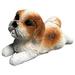 Toma Realistic Puppy Statue Dog Figurine Statue Resin Animal Craft Decor for Home Garden Yard