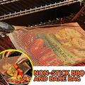 Travelwant BBQ Grilling Bags Mesh Grill Bags - Heat Resistant Reusable and Easy to Clean for Electric Grills Oven and Smokers- Dishwasher-Safe for Outdoor Indoor Events