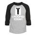 Shop4Ever Men s I Pooped Today Funny Poop Raglan Baseball Shirt XXX-Large Heather Grey/Black