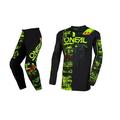 Oneal 2023 ELEMENT Attack Offroad Jersey Pant Combo Black/Neon (X-Large / 34)