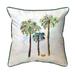 Betsy Drake Interiors Christmas Palms Large Indoor/Outdoor Pillow 18x18