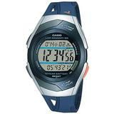 Casio Watch Casio Collection Sports Wrap Split Compatible Stopwatch STR-300J-2AJH Men s Blue