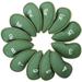 12PCS Professional Putter Golf Accessories Synthetic Leather Driver Mallet Golf Iron Head Cover Protector Club Headcover GREEN